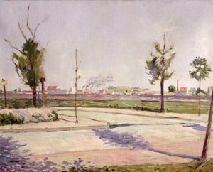 The Road to Gennevilliers, 1883 by Paul Signac